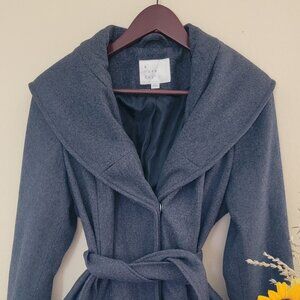 A New Day XL Gray Wool Peacoat